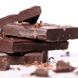 trozos chocolate negro